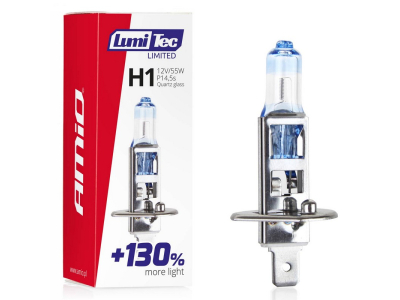 Żarówka halogenowa H1 12V 55W LumiTec LIMITED +130%