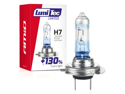 Żarówka halogenowa H7 12V 55W LumiTec LIMITED +130%