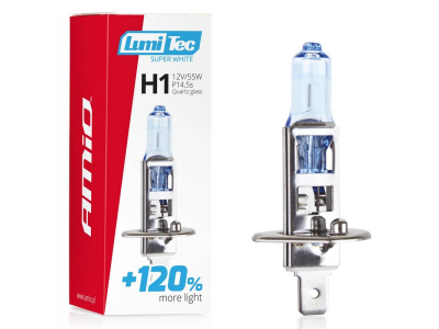 Żarówka halogenowa H1 12V 55W LumiTec Super White +120%