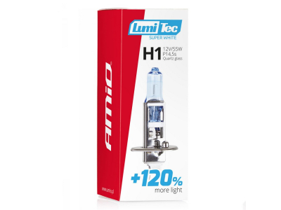 Żarówka halogenowa H1 12V 55W LumiTec Super White +120%