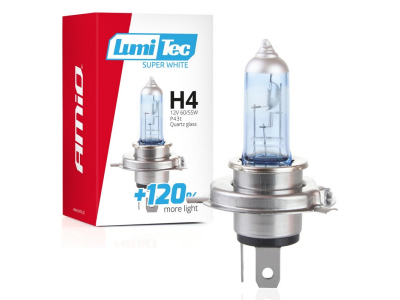 Żarówka halogenowa H4 12V 60/55W LumiTec Super White +120%