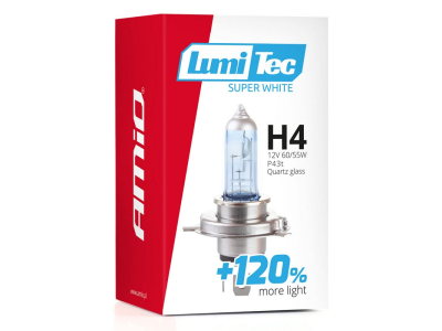 Żarówka halogenowa H4 12V 60/55W LumiTec Super White +120%