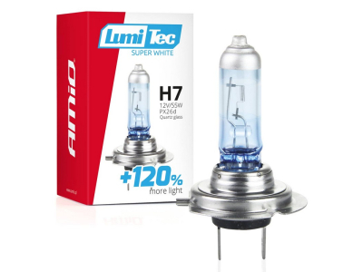 Żarówka halogenowa H7 12V 55W LumiTec Super White +120%