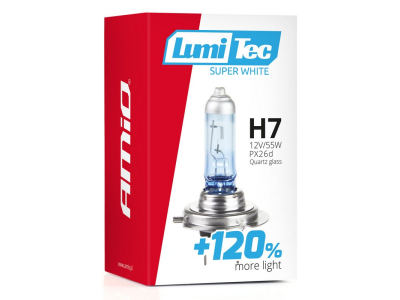 Żarówka halogenowa H7 12V 55W LumiTec Super White +120%