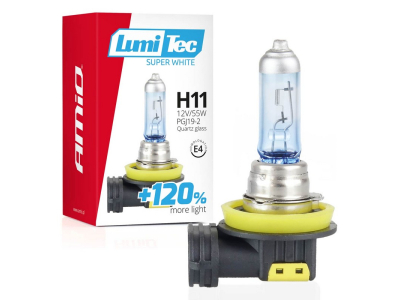 Żarówka halogenowa H11 12V 55W LumiTec Super White +120%