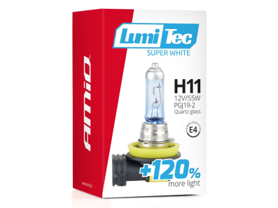 Żarówka halogenowa H11 12V 55W LumiTec Super White +120%