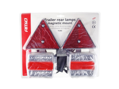 Lampy tylne do przyczepy montowane na magnes