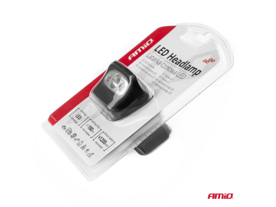 Latarka czołowa LED 3W akumulator 1200mA 180Flux IPX4