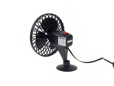 Wentylator, wiatrak samochodowy z przyssawką miniFAN 12V