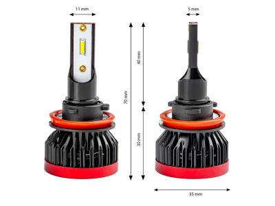 Żarówki samochodowe LED BF Series AMiO H8/H9/H11