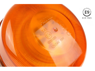 Lampa ostrzegawcza W03SB na śrubie R65 R10 36LED 12/24V IP56