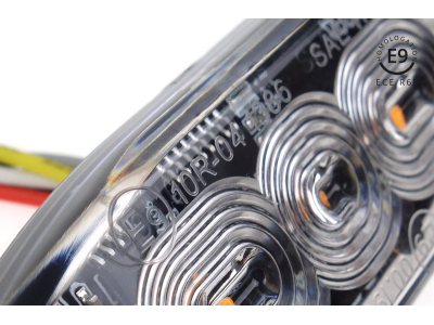 Lampa błyskowa płaska 3x3W LED R65 R10 12/24V IP67
