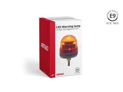 Lampa ostrzegawcza W02SB na śrubie R65 R10 39LED 12/24V IP56