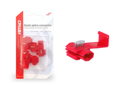 Szybkozłączki elektryczne 0,5-1mm2 10A 5szt blister