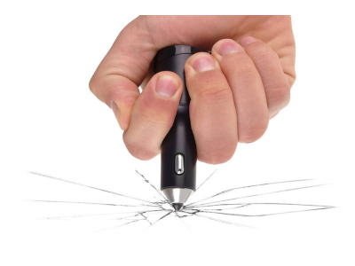Ładowarka samochodowa z młotkiem bezpieczeństwa 2xUSB, gniazdo zapalniczki 2,4A PCH PRO-04