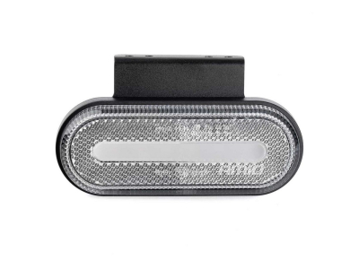 Lampa obrysowa LED AMiO OM-01-W owalna, biała