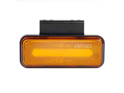 Lampa obrysowa LED AMiO OM-02-O prostokątna, pomarańczowa