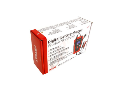 Prostownik AMiO cyfrowy 12V/24V - 6A/3A - DBC-03