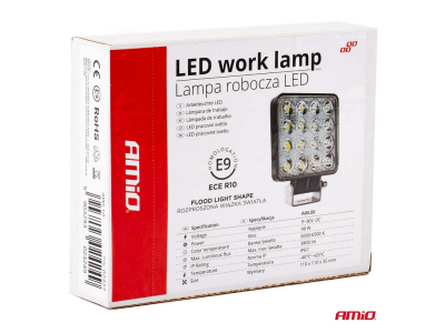 Lampa robocza AWL10 16LED FLOOD 9-36V