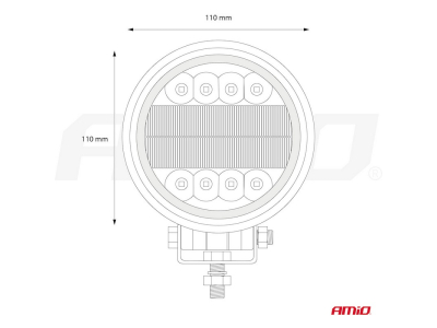 Lampa robocza AWL14 42 LED COMBO (2 Funkcje) 9-36V