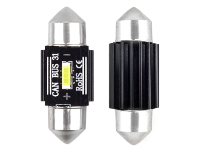 Żarówki LED CANBUS 1860 1SMD UltraBright Festoon C5W C10W C3W 31mm White 12V/24V