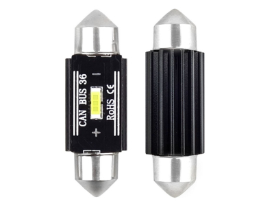 Żarówki LED CANBUS 1860 1SMD UltraBright Festoon C5W C10W C3W 36mm White 12V/24V