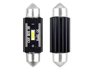 Żarówki LED CANBUS 1860 1SMD UltraBright Festoon C5W C10W C3W 39mm White 12V/24V