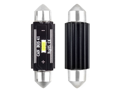 Żarówki LED CANBUS 1860 1SMD UltraBright Festoon C5W C10W C3W 41mm White 12V/24V
