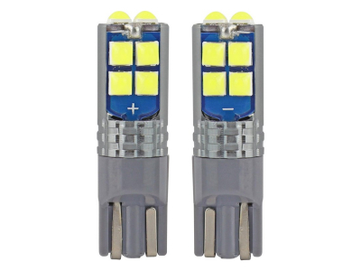LED CANBUS 10SMD 3030 T10 W5W White 12V/24V