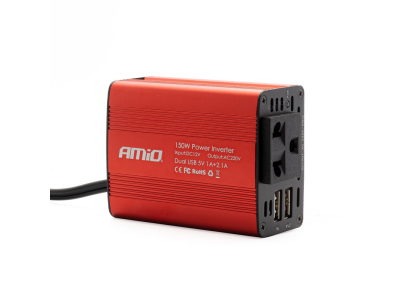 Przetwornica napięcia 12V/230V 150W/300W 2xUSB PI01