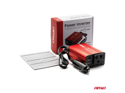 Przetwornica napięcia 12V/230V 150W/300W 2xUSB PI01