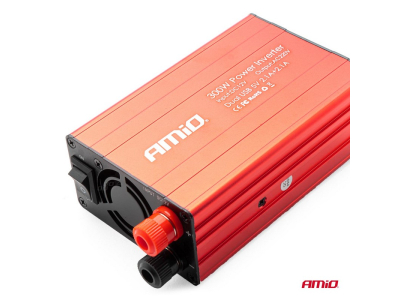 Przetwornica napięcia 24V/230V 300W/600W 2xUSB PI04