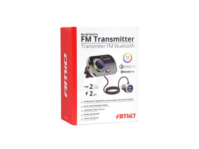 Transmiter FM z funkcją ładowarki 2,4A + QC 3.0 BT-03