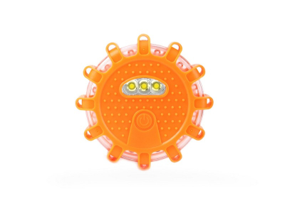 Samochodowa lampa awaryjna z funkcją latarki 3xAAA IP65 12SMD + 3SMD