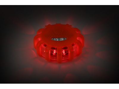 Samochodowa lampa awaryjna z funkcją latarki 3xAAA IP65 12SMD + 3SMD