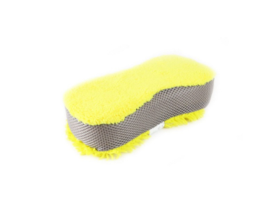 Gąbka do mycia z mikrofibry żółta 63g 23x10,5x5cm