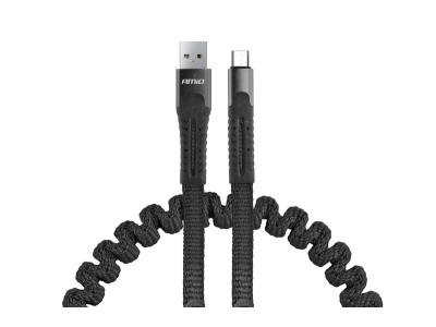 Kabel sprężynujący USB+microUSB 120cm FullLINK UC-12