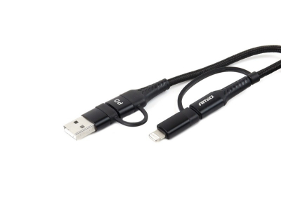 Multikabel do telefonu USB C-USB C iOs USB A FullLINK 100cm UC-15
