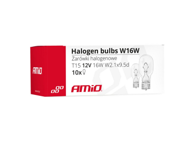 Żarówki halogenowe W16W T15 16W W2.1x9.5d 12V 10szt. (E4)