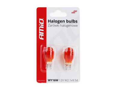 Żarówki halogenowe T15 WY16W W2.1x9.5d 12V 2 szt