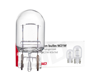 Żarówki halogenowe T20 W21W W3x16d 12V 10szt