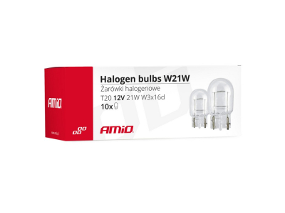 Żarówki halogenowe T20 W21W W3x16d 12V 10szt