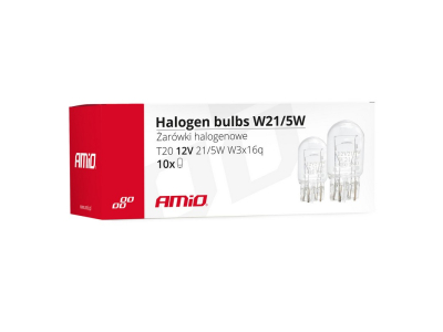 Żarówki halogenowe T20 W21/5W W3x16q 10szt