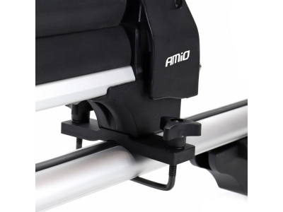 Bagażnik dachowy na narty snowboard AMiO krótki 570mm SSR-01S