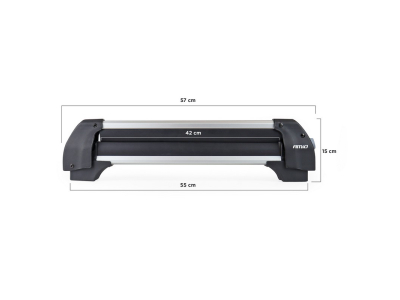 Bagażnik dachowy na narty snowboard AMiO krótki 570mm SSR-01S