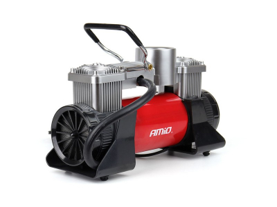 Kompresor samochodowy ACOMP-18 metalowy 2 cylindry 12V HQ