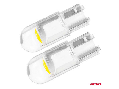 Żarówki LED STANDARD T10 W5W COB HPC 12V Clear white