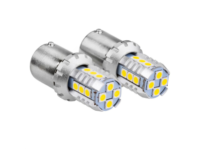 Żarówki LED CANBUS 3030 16SMD 1156 BA15S P21W R10W R5W White 12V/24V
