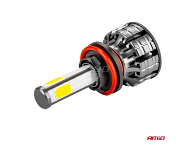 Żarówki samochodowe LED COB 4Side AMiO H8/H9/H11