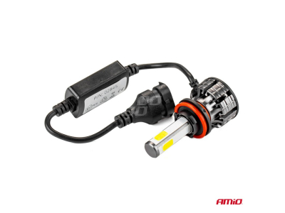 Żarówki samochodowe LED COB 4Side AMiO H8/H9/H11